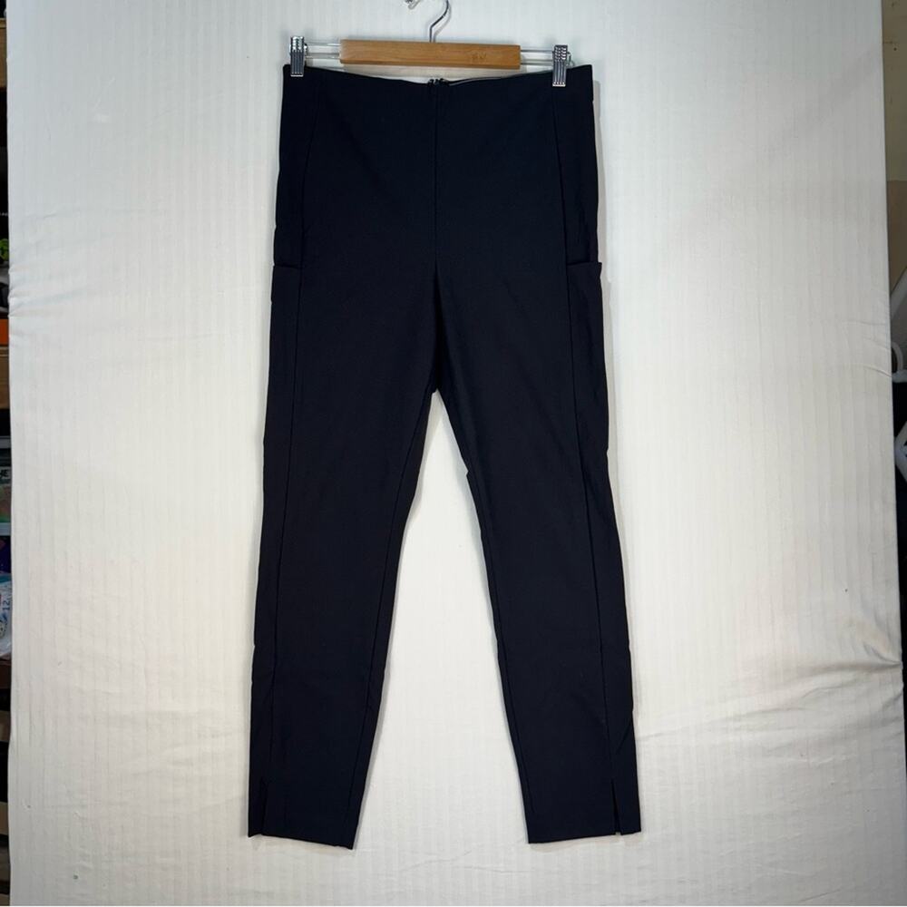Athleta Black Wander Slim Straight Crop Ankle Pants Women’s Size 10 Sporty Golf